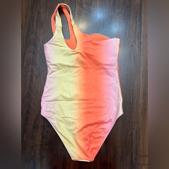 Aerie One Shoulder Swimsuit Size Small Full Coverage Modest Beach Pool Summer - Picture 3 of 16
